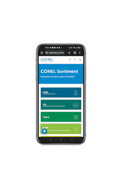 CONEL Website mobile Version